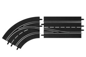 Carrera Digital 132 Lane Change Curve L in to out / předjíždění v zatáčce levé vnější (20030362)