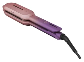 Grundig HS 8331 růžová, purpurová / Žehlička na vlasy / LED displej / 76 W (GMS 9051)