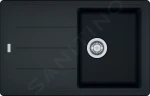 Franke Fragranitový dřez BFG 611-78, 78x50 cm, onyx 114.0285.169