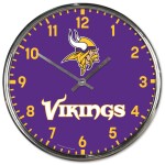 Hodiny Minnesota Vikings NFL Chrome Team Design