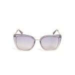 GUESS brýle Plastic Cat Eye Sunglasses Svetlošedá