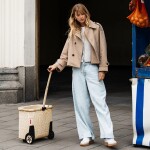 Nákupní košík na kolečkách Reisenthel Carrycruiser Leo vanilla