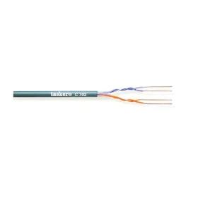 Tasker Síťový kabel Cat5e UTP 100 m cívka šedá / Síťový kabel / lanko / RJ45 (C702)