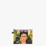 Taštičky na zip 3 ks LOQI FRIDA KAHLO Self Portrait, The Frame