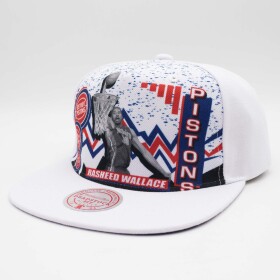 Mitchell & Ness Pánská kšiltovka Detroit Pistons NBA Rasheed Wallace 90s Playa Deadstock Snapback
