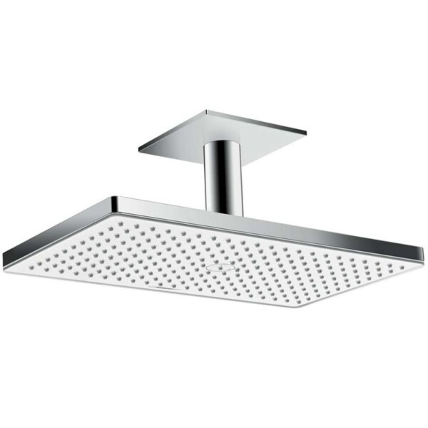 HANSGROHE - Rainmaker Select Hlavová sprcha 460, EcoSmart 9 l/min, sprchové rameno 10 cm, bílá/chrom 24012400
