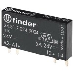 FINDER Relé 34.81.7.005.9024, 1Z/24V 2A, 5V DC 348170059024