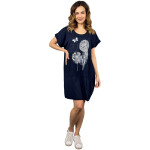 HOSH Dámské šaty Sora Velikost: UNI, Barva: Tyrkysová