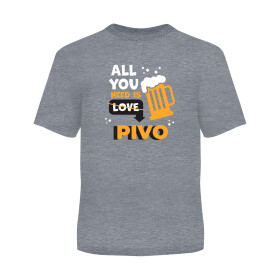 Pánské tričko - All you need is pivo, vel. XXL - Albi