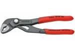 Knipex 87 03 125 - Kleště stavitelné siko 125mm instalatérské, Cobra, chromované, rukojeti potažené plastem