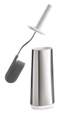 Joseph Joseph Bathroom Flex Steel inovativní WC štětka bílá/nerez
