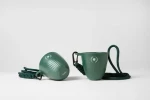 Outin OT-CUP-01 zelený / Hrnek na espresso / 90 ml / pro espressovary Outin (OT-CUP-01)
