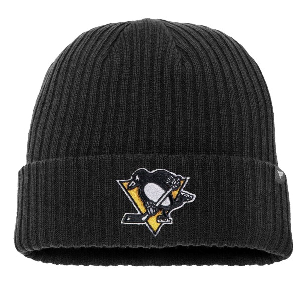 Fanatics Pánská zimní čepice Pittsburgh Penguins NHL Core Cuffed Knit Black