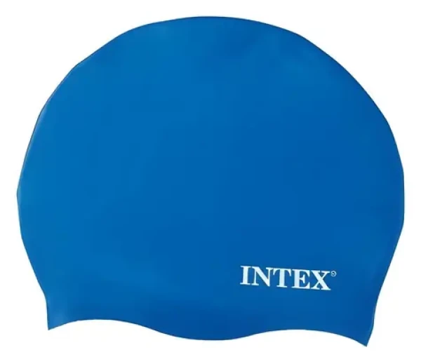 INTEX 55992 Koupací čepice modrá / Silikon / od 8 let (T00830512-1)