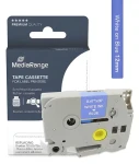 MediaRange kompatibilní páska s Brother TZ-535/TZe-535 / modrý podklad / bílý tisk / šířka 12 mm / délka 8 m (MRBTZ535)