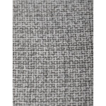 Židle jídelní, šedá látka, 360° vratný mechanismus, černý kov