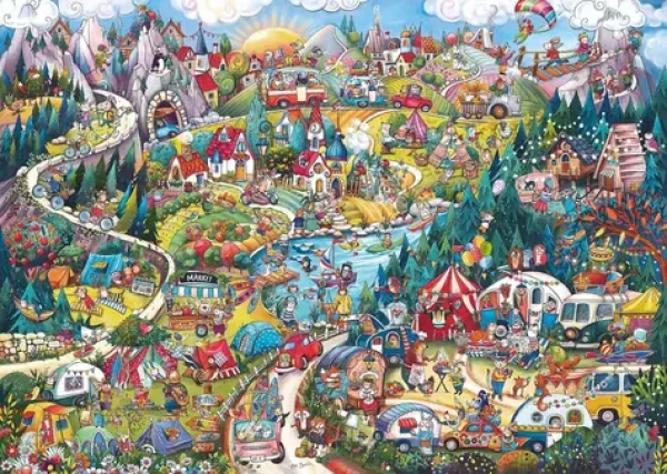 HEYE Puzzle Jeďte tábořit!