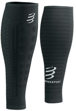 Kompresní lýtkové návleky Compressport R2 Aero 2.0 - Black/White Velikost: 34-38 cm obvod lýtka