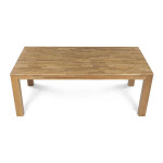 Jídelní stůl 200x100x75, masiv dub bílý, povrchová úprava olejem, nohy 10x10 cm