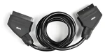 Ekon Kabel SCART 21 pin 1,5 m černý / Video kabel / Propojovací