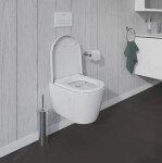 DURAVIT - ME by Starck Závěsné WC, Rimless, s WonderGliss, alpská bílá 25300900001