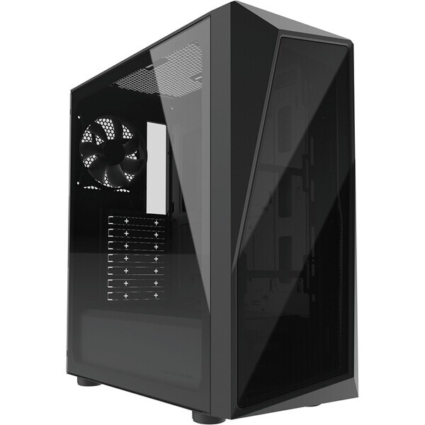 Cooler Master CMP520L černá / ATX / 1x USB-A 2.0 1x USB-A 3.1 / 1x 120mm / bez zdroje / průhledná bočnice (CP520-KGNN-S03)