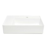 Umyvadlo SAT Cube Way 60x46 cm otvor pro baterii uprostřed SATCW6046L SATCW6046L
