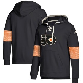 Pánská Mikina Philadelphia Flyers Adidas Jersey Lace-Up Pullover Hoodie Velikost: M