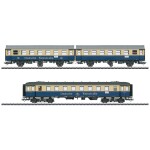 Roco 74030 3dílná sada průběžných vozů ICE 1 Redesign 2005 značky DB-AG Třída 1, třída Avmz 801.0, třída 2, třída Bvmz 8