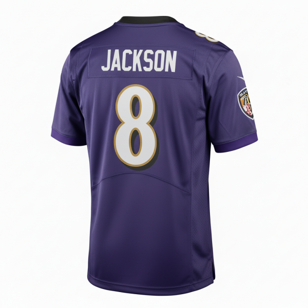 Pánský dres Lamar Jackson #8 Baltimore Ravens NFL Nike Game Home Jersey Velikost: XL