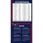 JF Turner Kalendář Washington Capitals NHL 2026 Wall Calendar