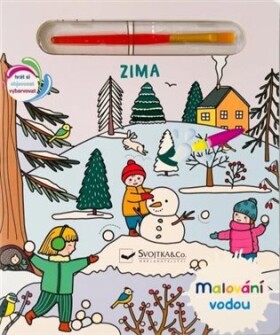 Malování vodou - Zima