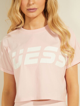 Dámské tričko růžová Guess růžová