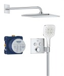 GROHE - Precision SmartControl Sprchový set s termostatem pod omítku, 31x31 cm, 3 proudy, chrom 34876000