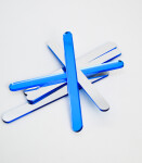 Cake star Akrylatové tyčky na nanuk zrcadlo/modrá délka 11,5cm (10ks)