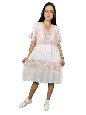 HOSH Šaty Marilou Velikost: UNI, Barva: Starorůžová