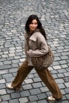 Taška přes rameno Reisenthel Moonbag Leo fake fur