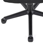Kancelářská židle, houpací mechanismus, černá síťovina, KA-L601 BK