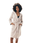 Dámský župan 42877 Brid grey - HENDERSON šedá XL/XXL