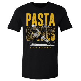 Pánské tričko Boston Bruins David Pastrnak #88 Pasta Scores WHT 500 Level Velikost: