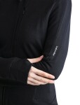 Dámská merino mikina ICEBREAKER Wmns 260 Quantum IV LS Zip, Black velikost: S