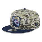 New Era Pánská kšiltovka Tennessee Titans NFL Camo 2023 Salute to Service 9FIFTY Snapback