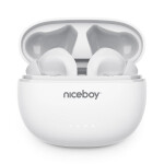 Niceboy HIVE Pins 3 ANC bílá / Bezdrátová sluchátka / Bluetooth 5.3 (hive-pins-anc-3-w)