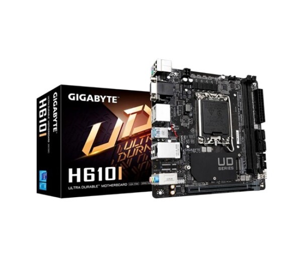GIGABYTE MB Sc LGA1700 H610I, Intel H610, 2xDDR5, 2xDP, 1xHDMI, 1xVGA, Mini-ITX EDF_524998