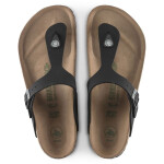 Birkenstock Gizeh Birko-Flor women's Narrow Black žabky pro úzkou nohu vegan black (1020487) dámské 41