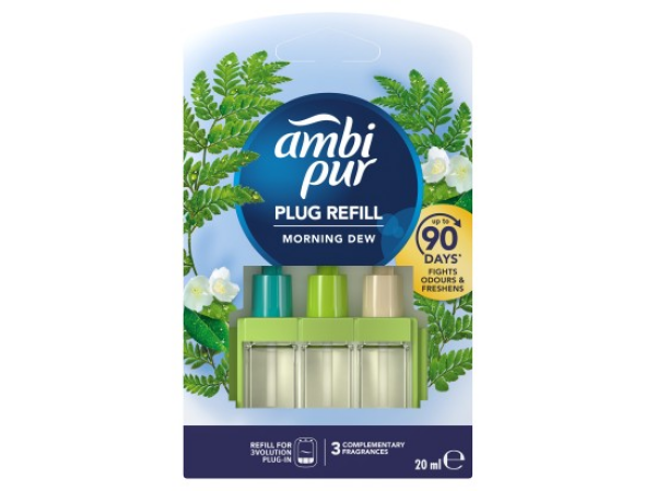 Ambi Pur 3Volution Náhradní náplň do osvěžovače vzduchu Morning Dew 20 ml