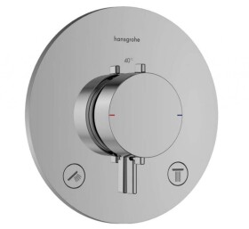 HANSGROHE - Ecostat Comfort S Termostatická baterie pod omítku, pro 2 spotřebiče, chrom 33715000