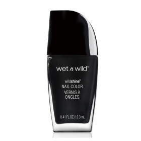 Wet n Wild WildShine lak na nehty Black Creme