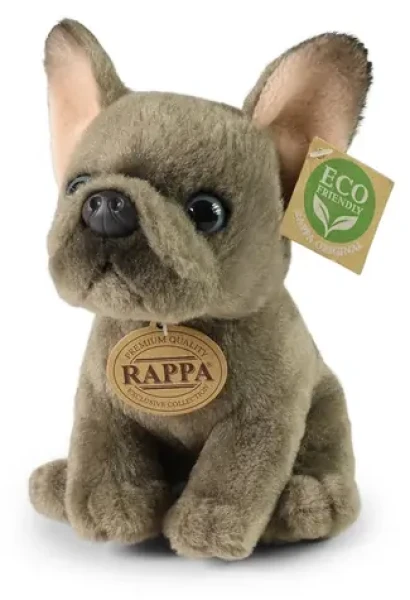 RAPPA Plyšový pes francouzský buldoček 18 cm