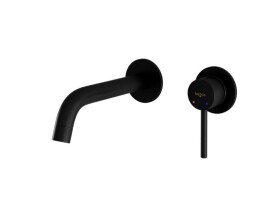 BESCO - Podomítková umyvadlová baterie ILLUSION Černá BABUISCZ